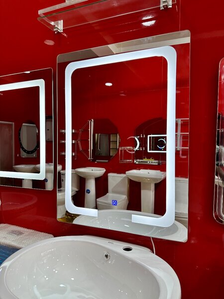 LED Mirror 80x60cm