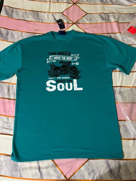 T-shirt imprimé moto