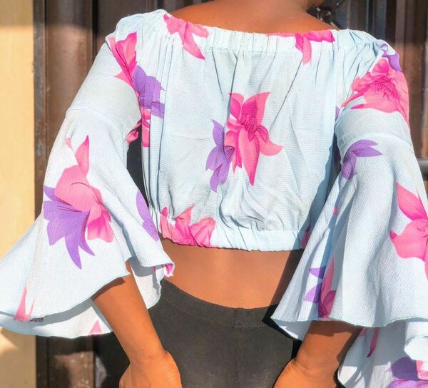 Floral crop top