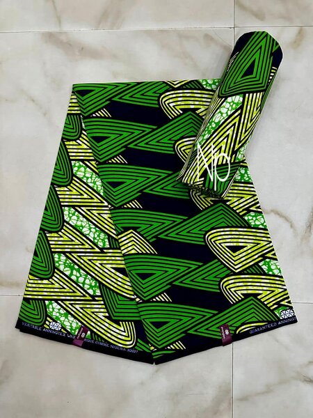 Tissu vert