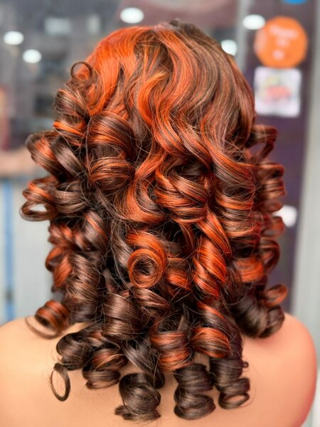 SDD Bouncy curl lace frontale