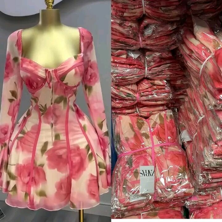 Robe fleurie élégante pour femmes