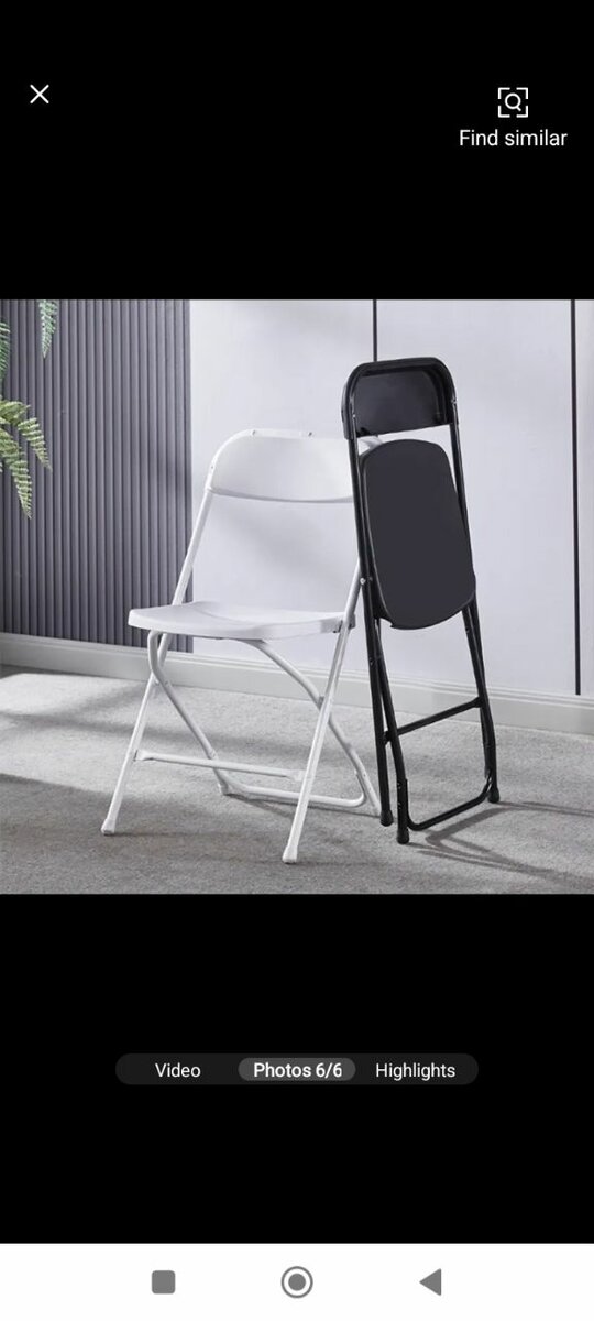 Fan Back Chair, office Chair, flate Back Chair