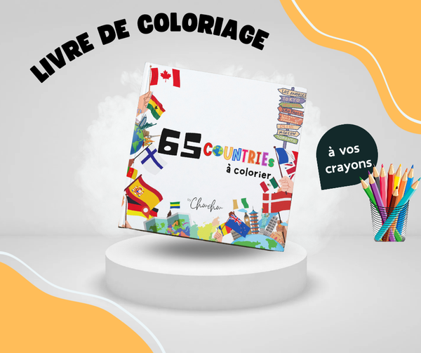 Livre de coloriage - Pays