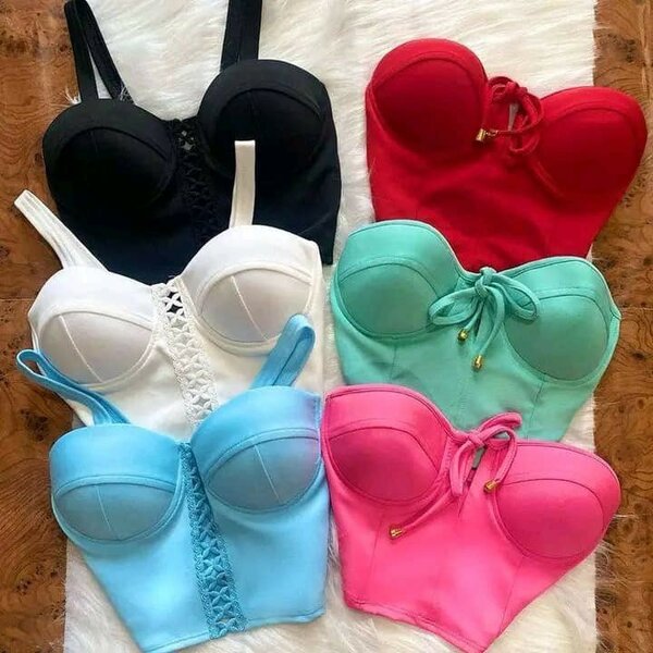 Bustier Top Femme Élégant
