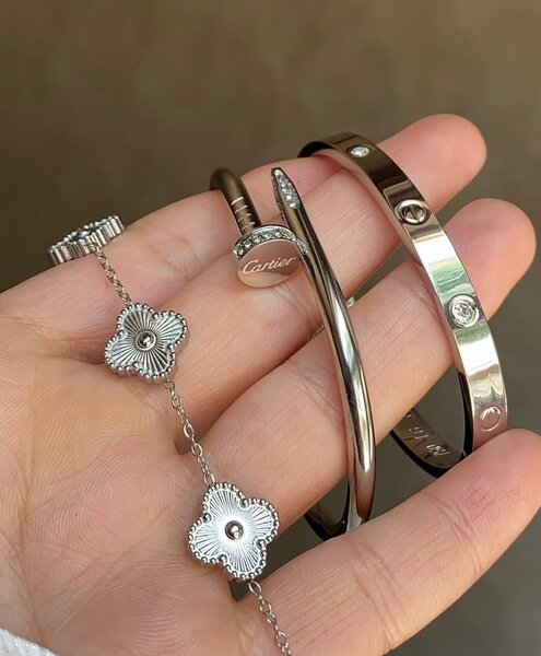 Bracelets luxe en acier inoxydable