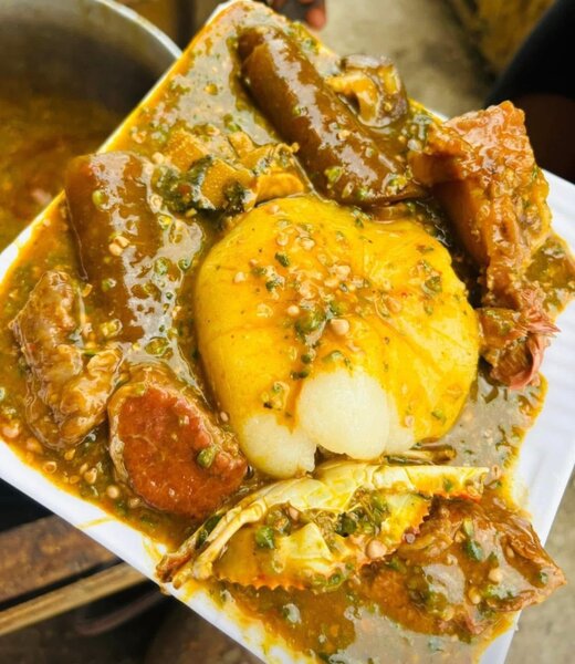 Placali avec Sauce kôpê