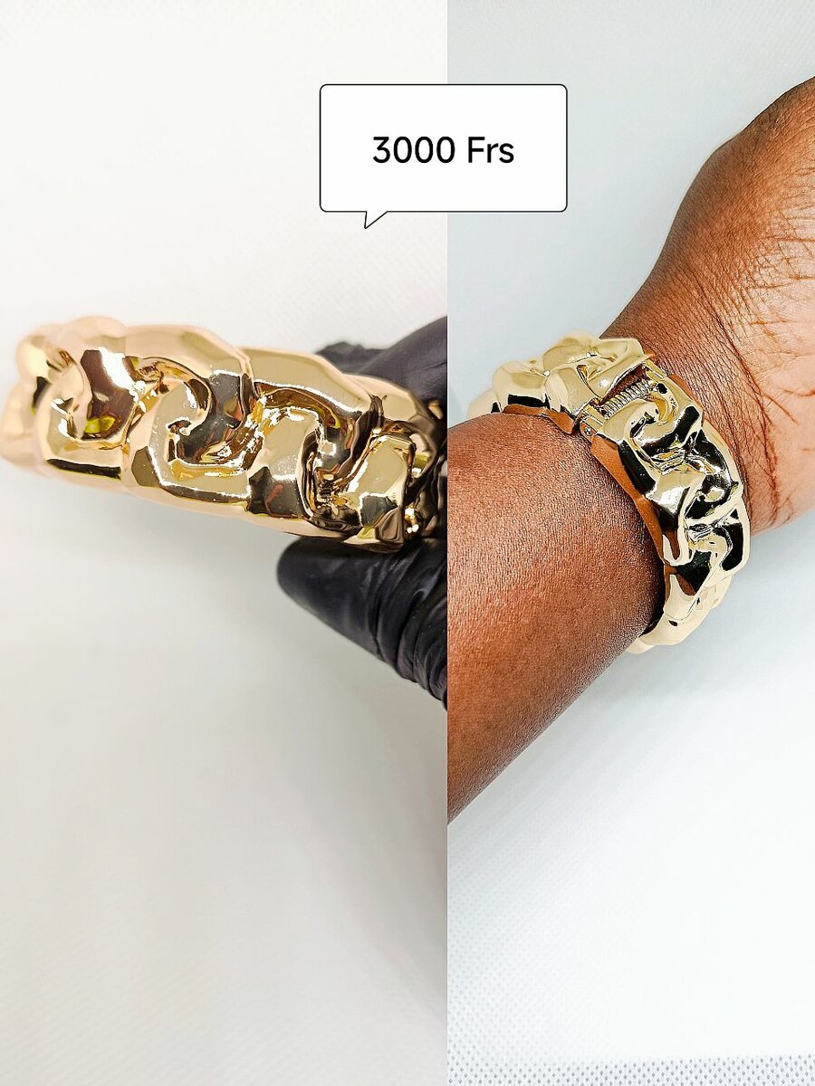 Bracelet doré  tendance