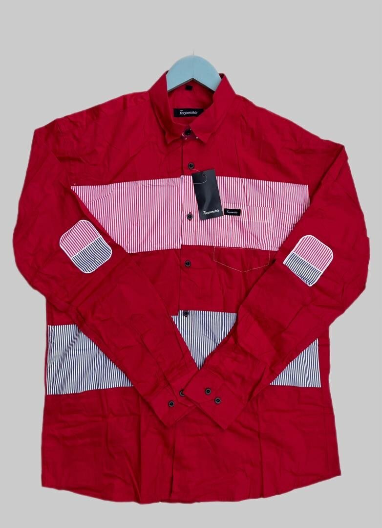 Chemise Homme Élégante à Rayures