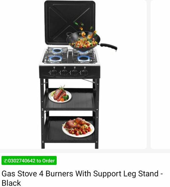 4 set burners
