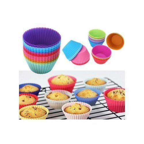 12 Moules en Silicone Pour Gateaux Abolo Akassa