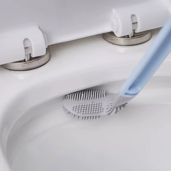 Brosse WC en silicone flexible
