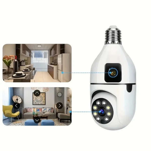Caméra de surveillance double lentille