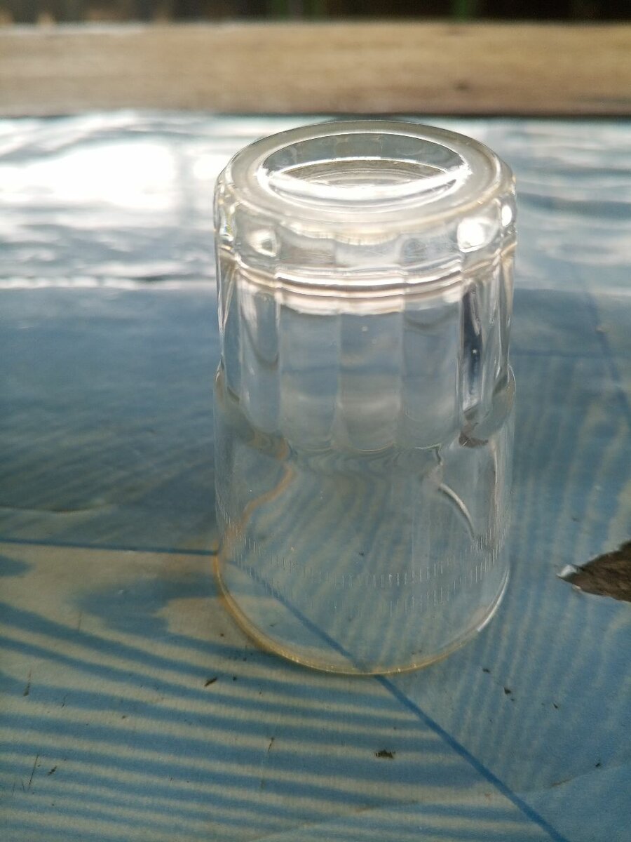 Verre à shot en verre transparent