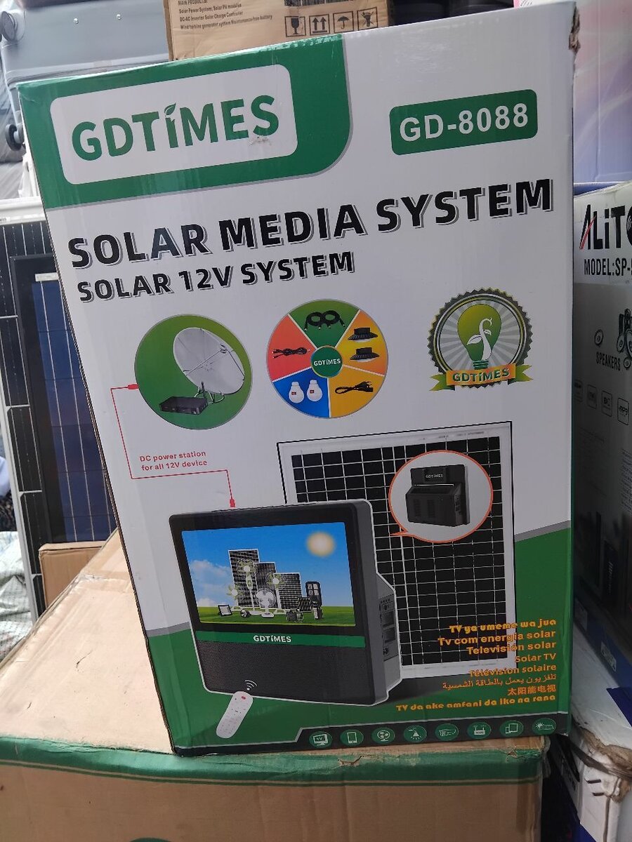Tv solaire rechargeable 10"
