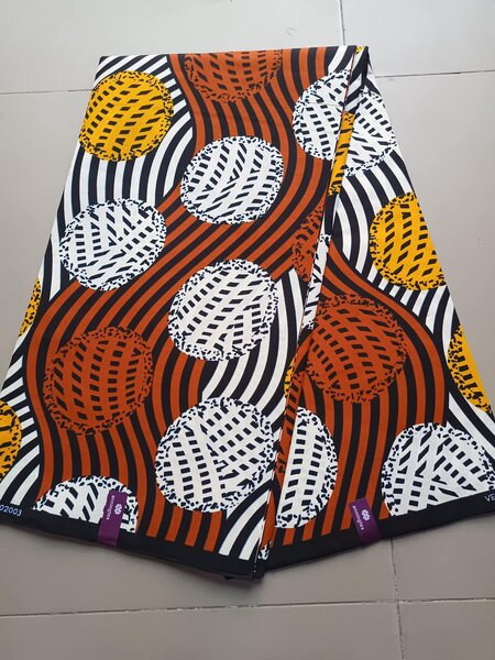 Tissu orange