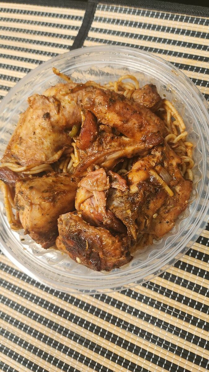 Spaghetti au poulet