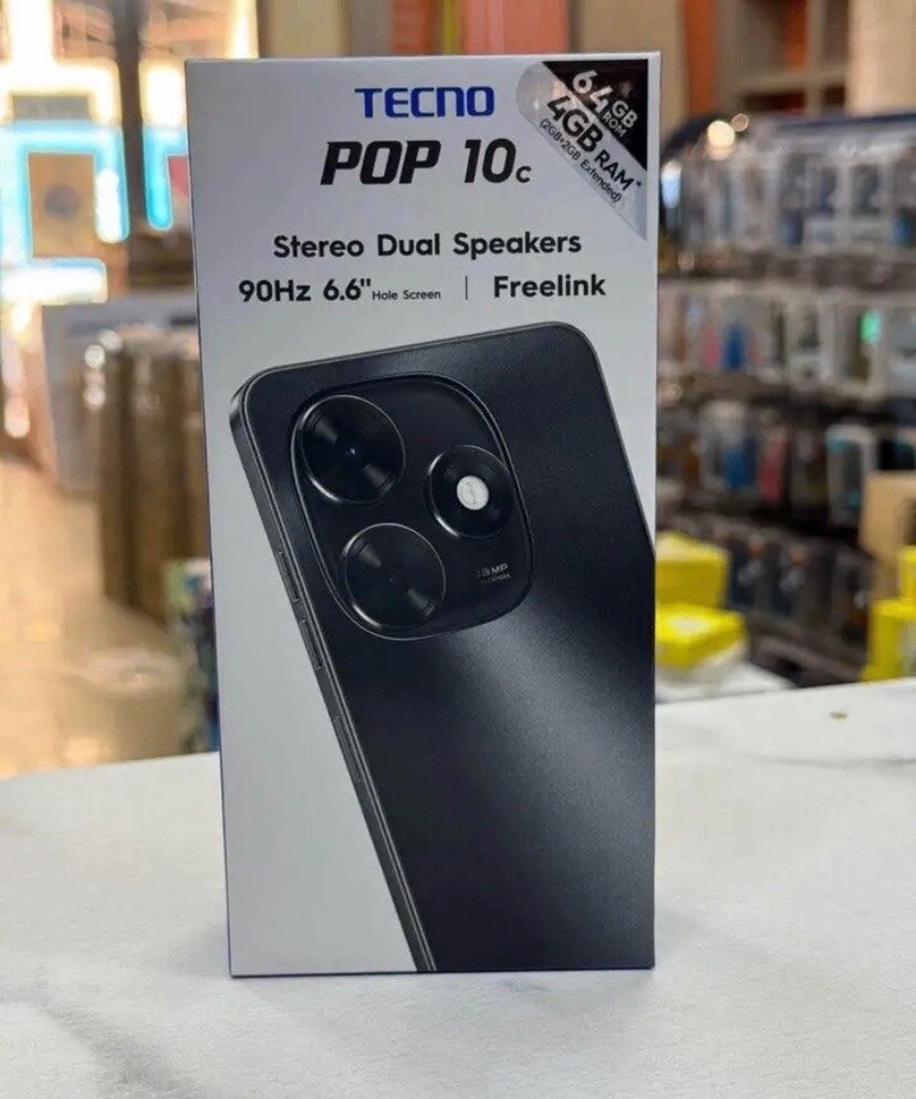 Smartphone Tecno POP 10c 64Go