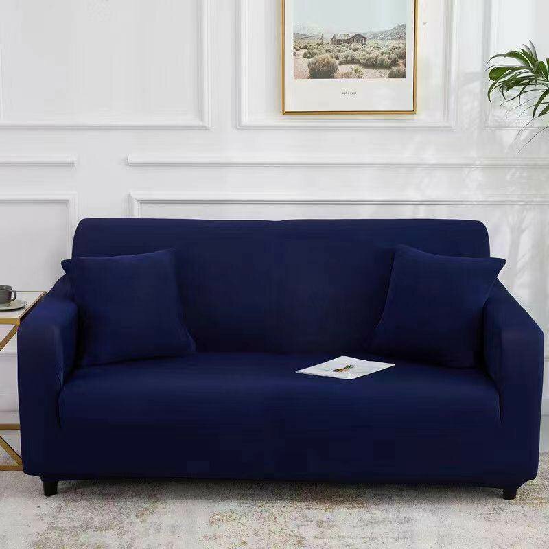 Plain sofa cover's