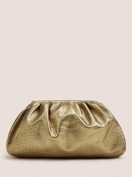 Pochette dorée élégante