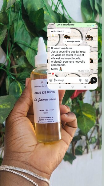 Huile de ricin bio
