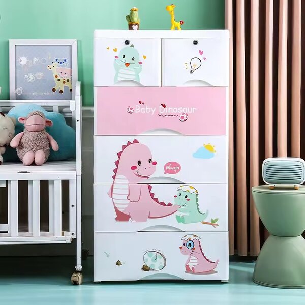 Commode à motifs animaliers