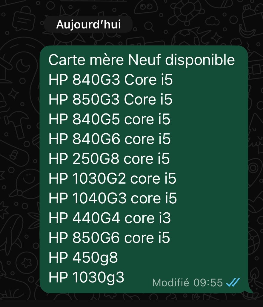 Carte Mère HP Core i5