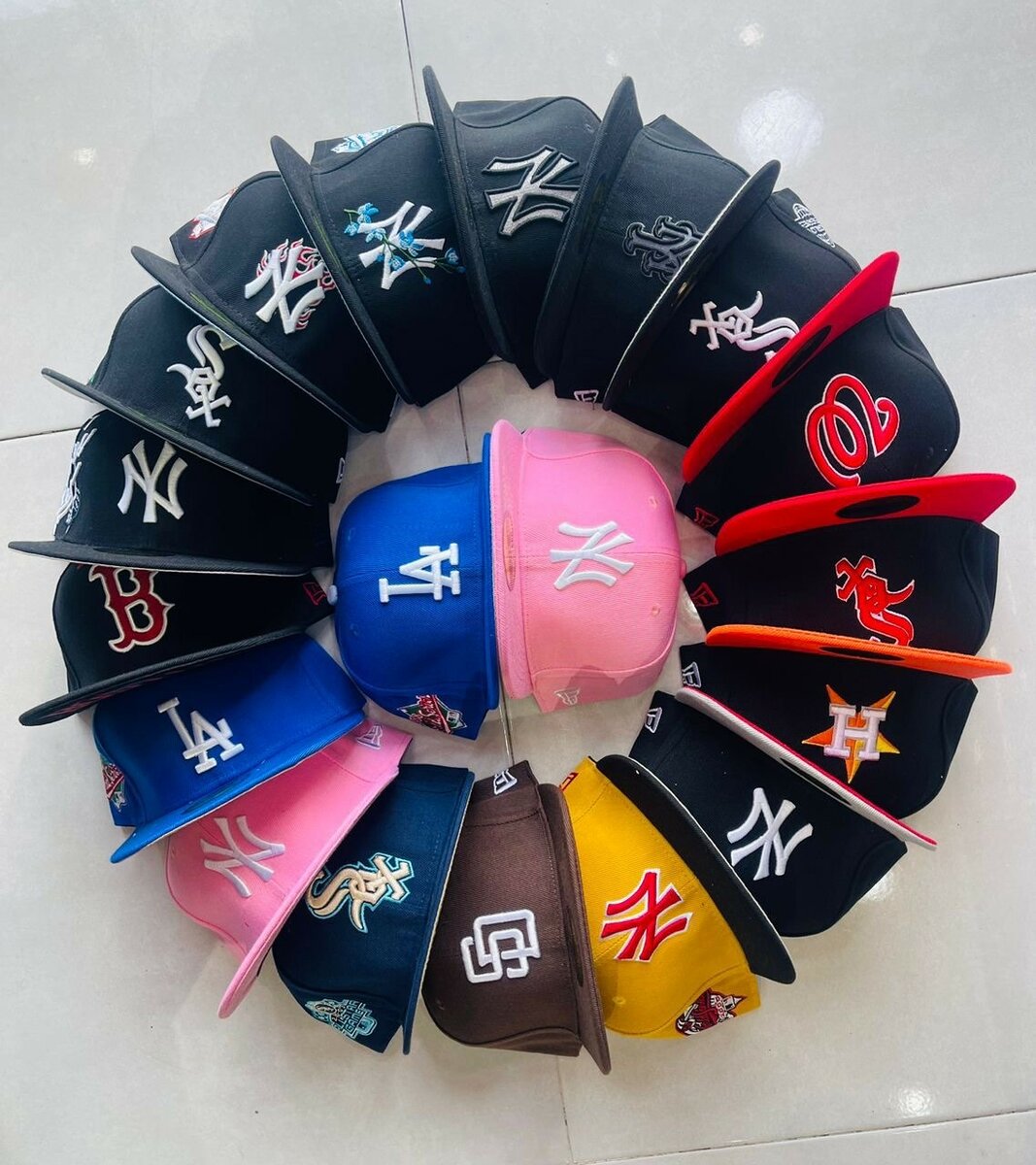 Rounded caps