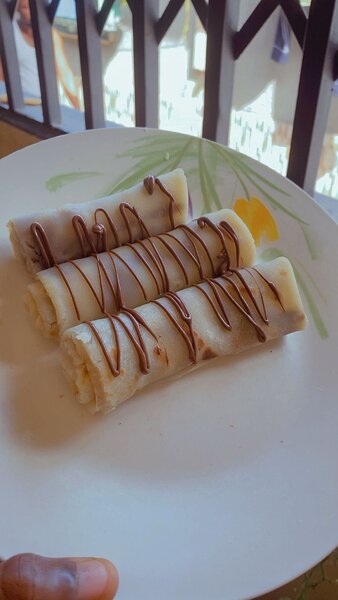 Crêpes à la banane et Chocolat