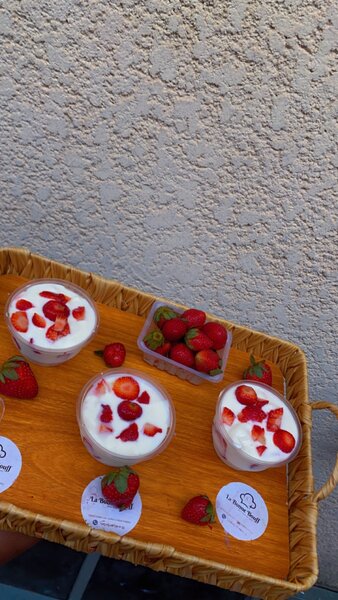 Yaourt à la fraise