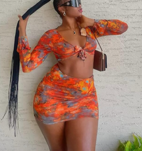 Two piece orange