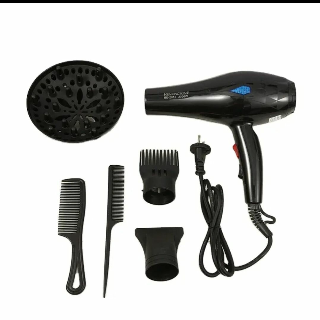 Sèche-cheveux puissant avec accessoires