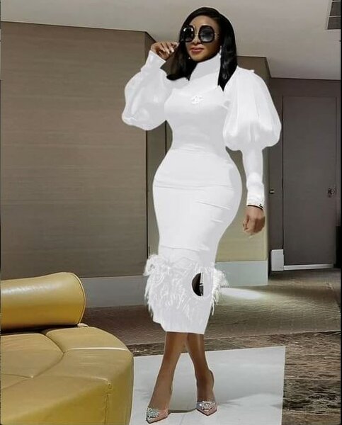 Women's dress white