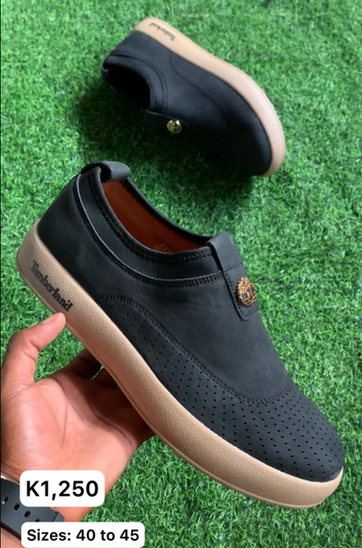 black moccasins