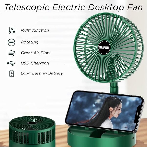 Rechargeable medium fan