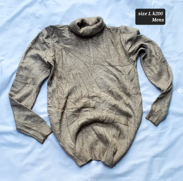 grey sweater