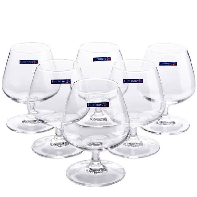 Verre en coupes de vin