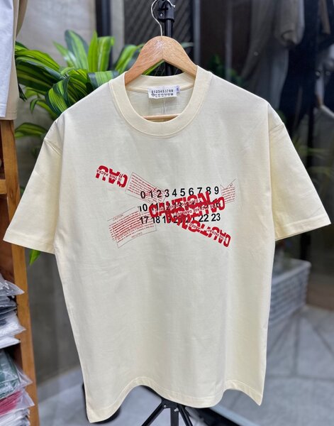T-shirt créatif unisexe jaune