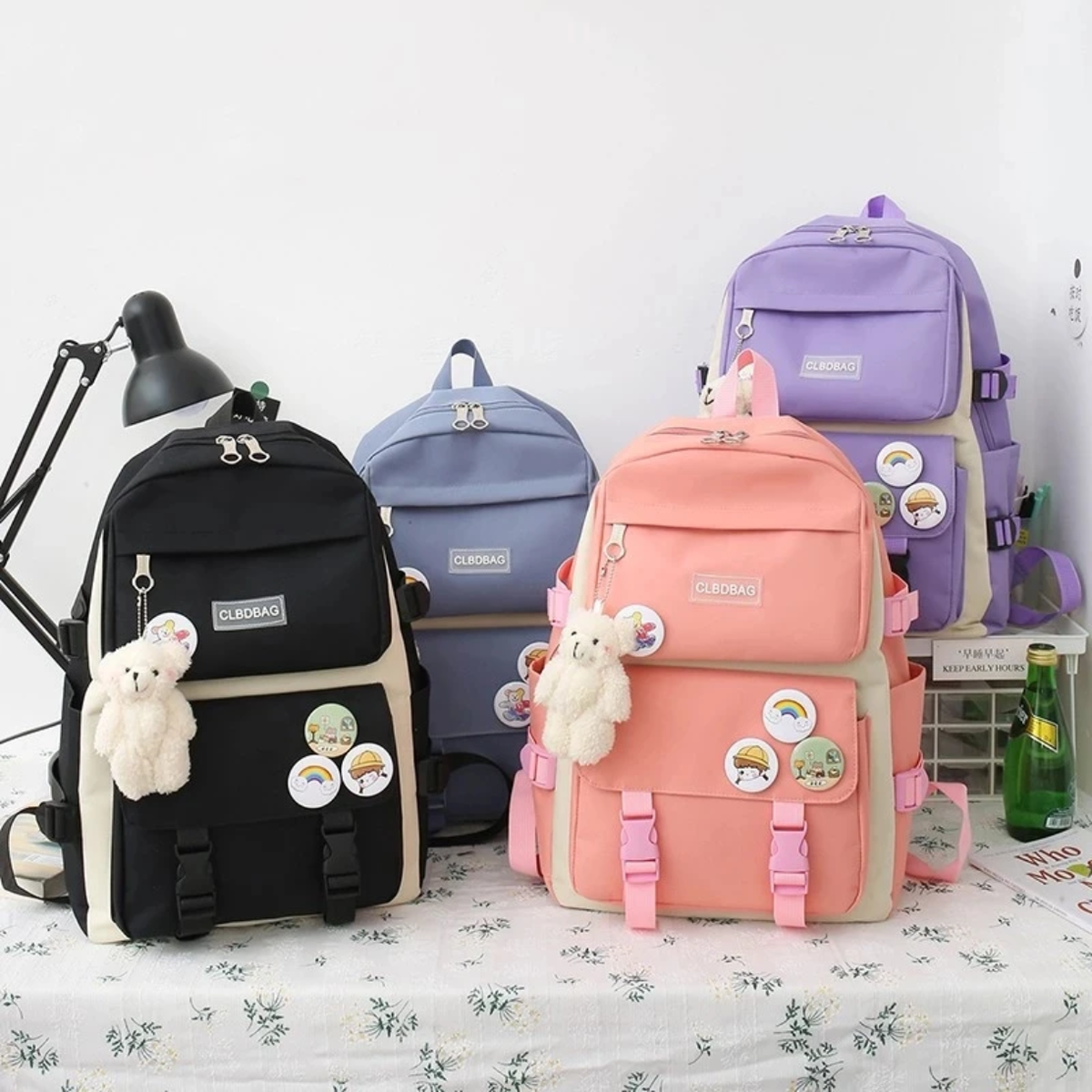 Ensemble de sacs à dos tendance