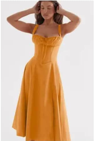 Dress orange