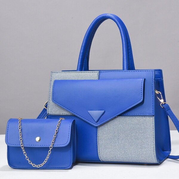 Ensemble de sacs à main bleus élégants