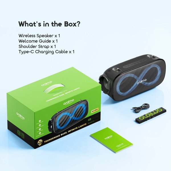 Oraimo Enceinte Bluetooth Puissante