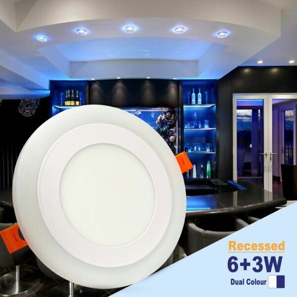 Spot LED 6+3w RVB Encastré