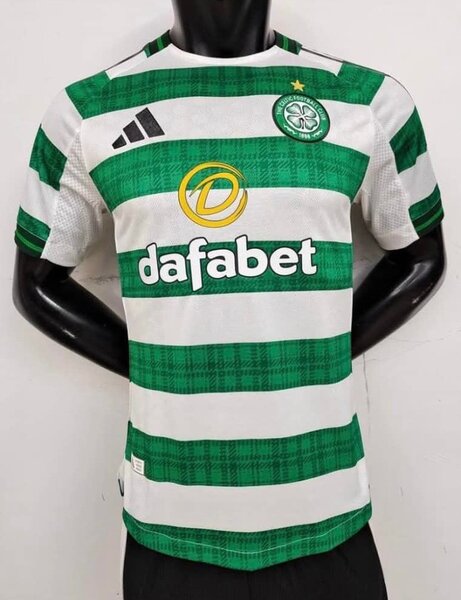 Maillot de Football Rayé Vert