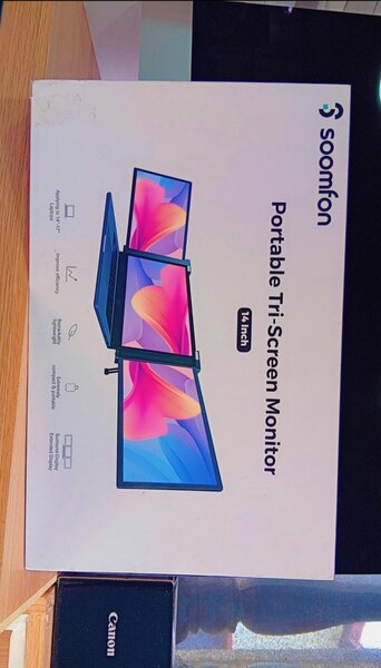 Soomfon Tri-Screen Monitor 14"