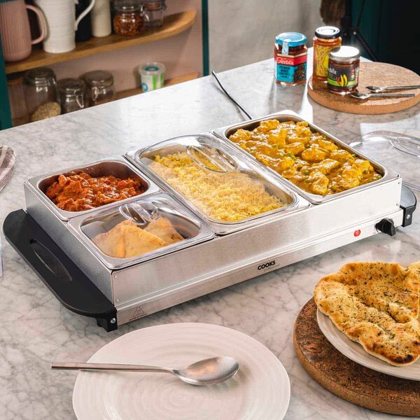 4 tray server warmer