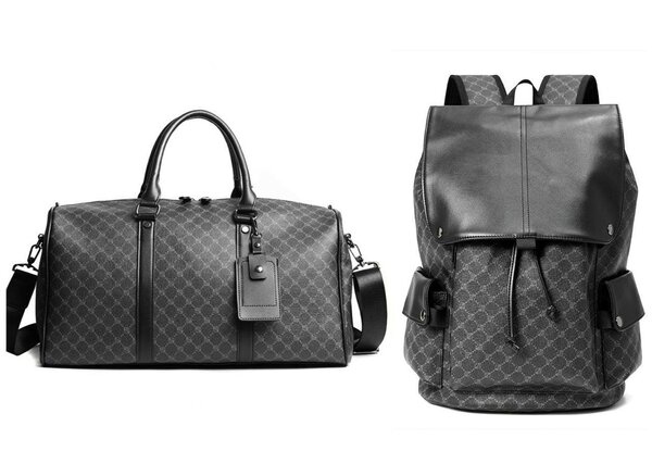 Leather travel set
