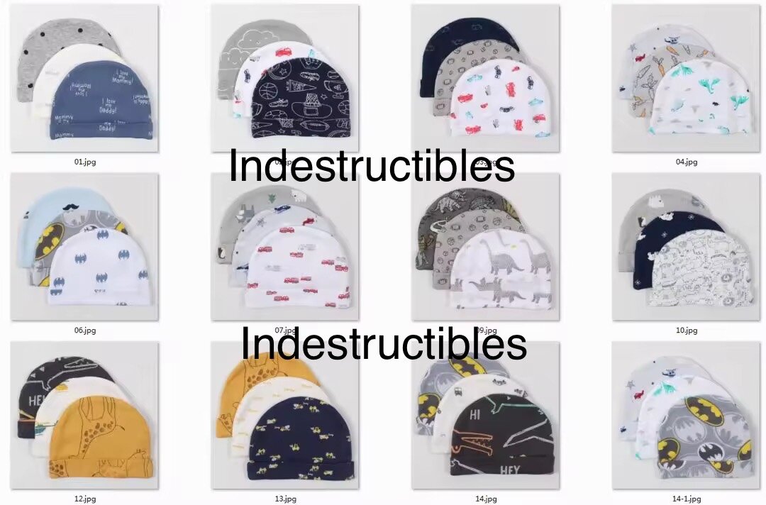 Bonnets de bébé en coton doux