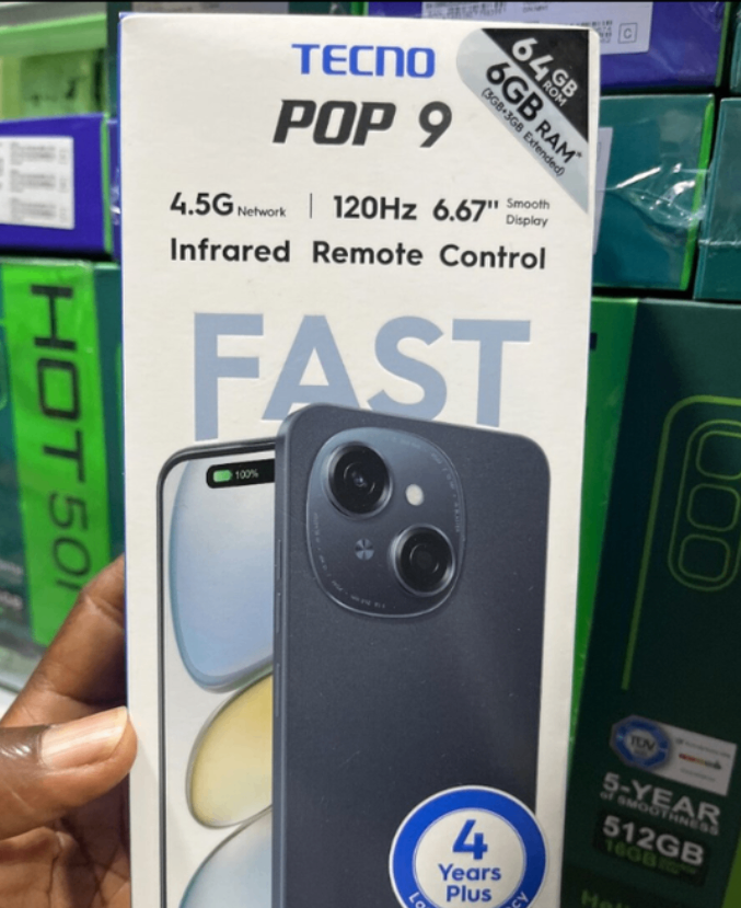 Tecno Pop 9 Téléphone 4G