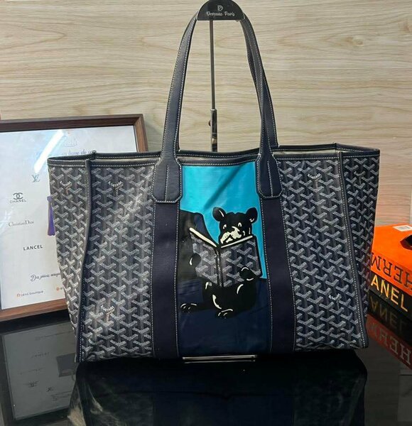 Sac cabas motif chien